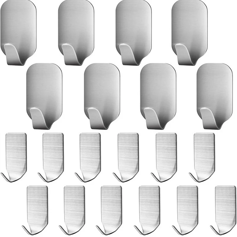 

5 шт., настенные крючки из нержавеющей стали