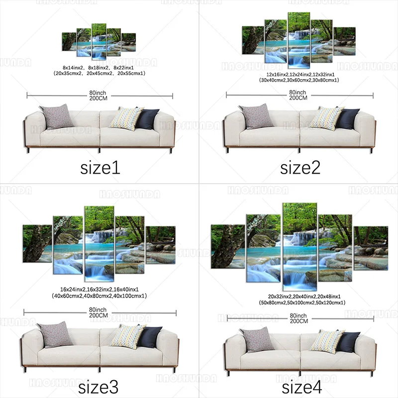 HD Печатный декор домашняя гостиная настенная живопись 5 штук индуийский Бог лорд