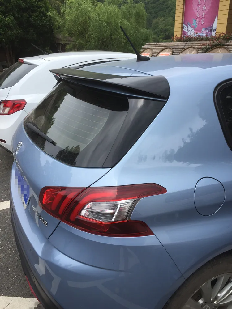 Спойлер для Peugeot 308S высококачественный спойлер из АБС-пластика заднего крыла