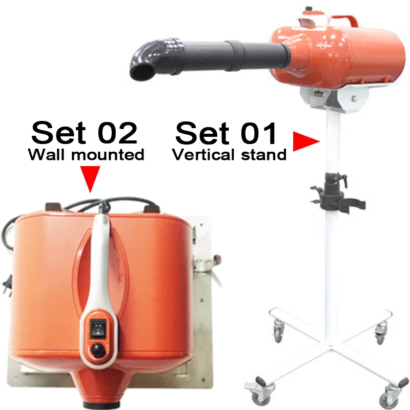 Профессиональный двухмоторный фен для шерсти питомцев большая маленькая