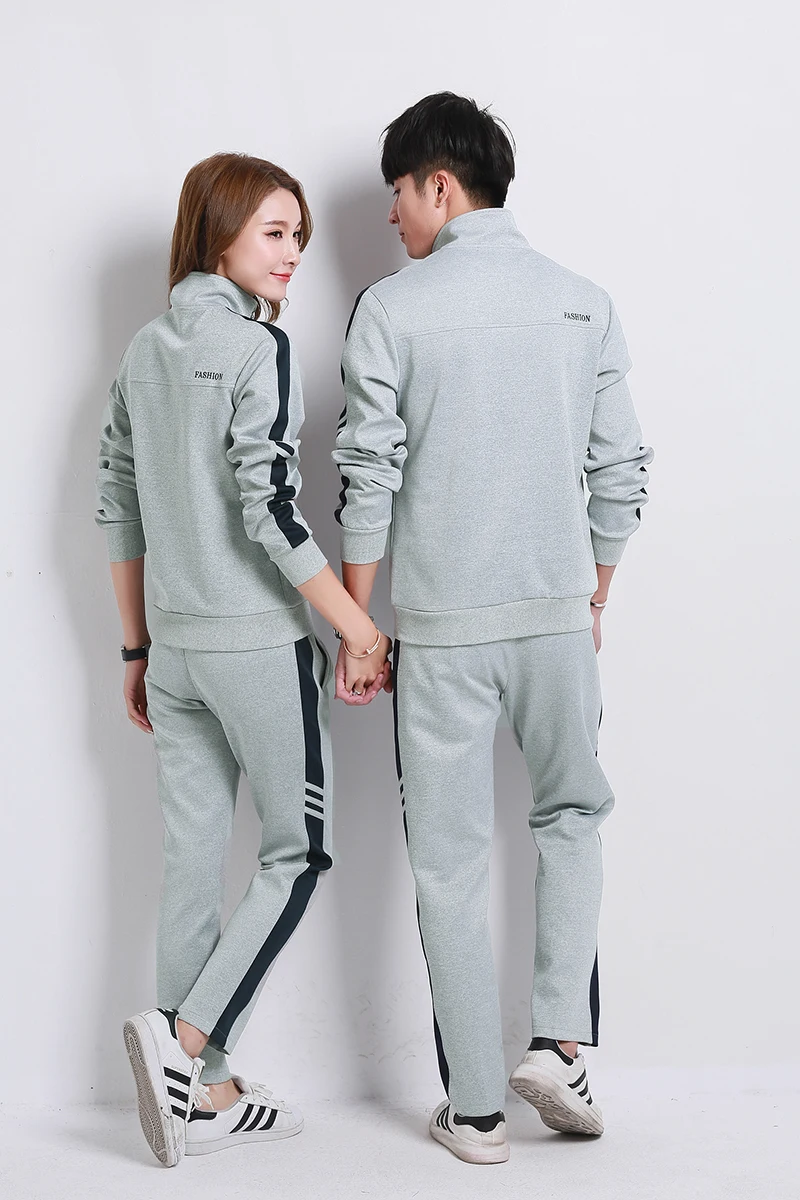 Пара весна и осень мужской спортивный костюм для бега из двух предметов логотип