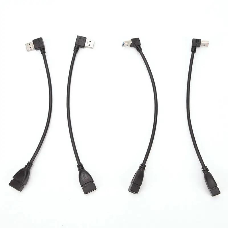 AAAE Top Usb 3 0 угол 90 градусов удлинитель адаптер Папа мама шнур для передачи