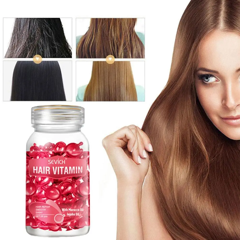 1 бутылка Кератиновый комплекс масло для ухода за волосами Витаминная капсула