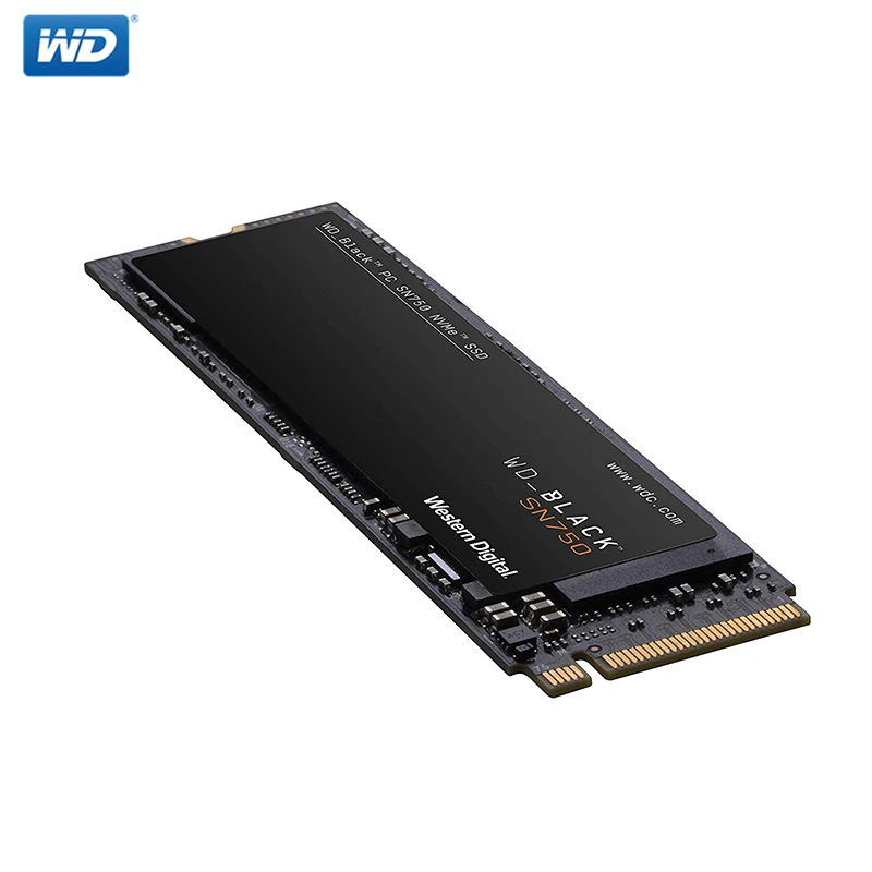 WESTERN DIGITAL WD BLACK SN750 SSD 500 Гб M.2 2280 NVMe PCIe Gen3 Внутренний твердотельный накопитель для
