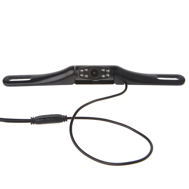 

Metal IR 8 LED Night Vision Car License Plate Rear view Reverse Backup Camera