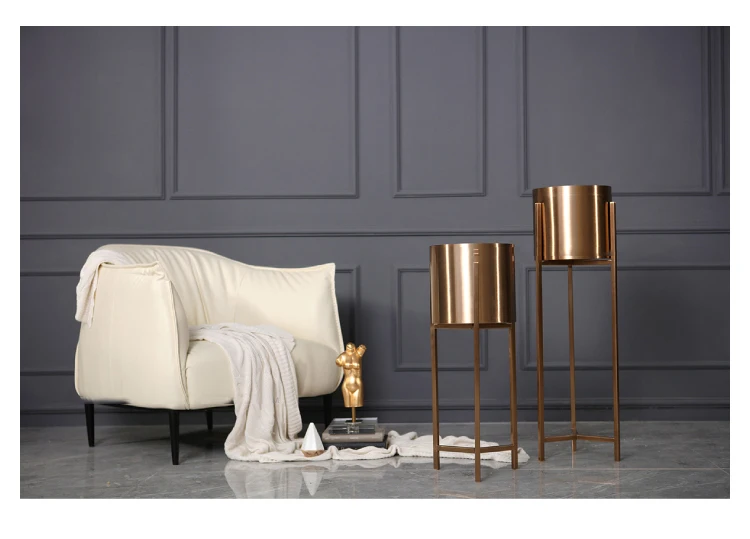 

89cm European Metal Floor Flower Stand Flower Pot Living Room Creative Modern Flower Basket Storage Decor Fruit Basket For Home