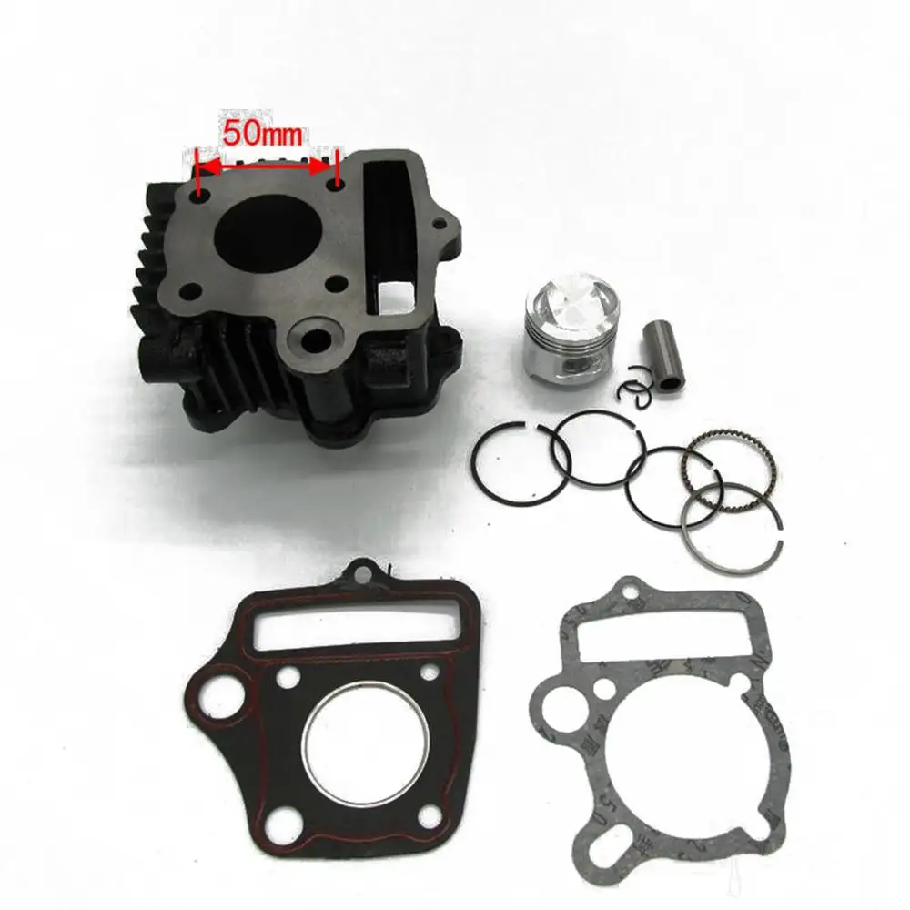 39mm Cylinder kit Piston Rings set For 50cc Engine Parts Kazuma Meerkat Redcat ATV |