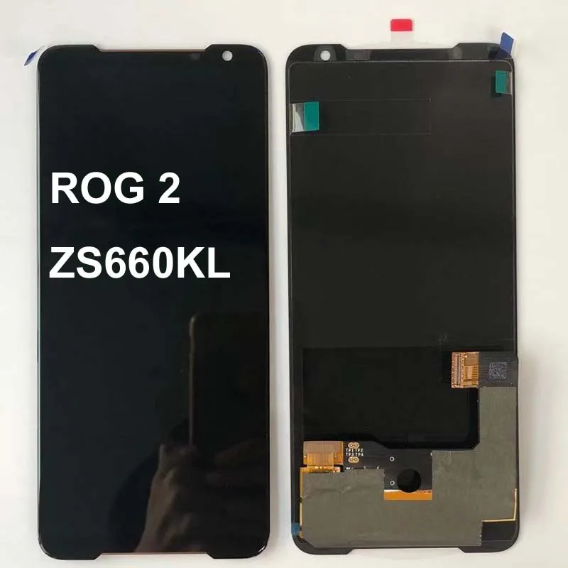 Тест для 6,5" ASUS ROG Phone 2 Phone2 PhoneⅡ ZS660KL AMOLED ЖК-экран+ сенсорная панель дигитайзер сборка ремонт
