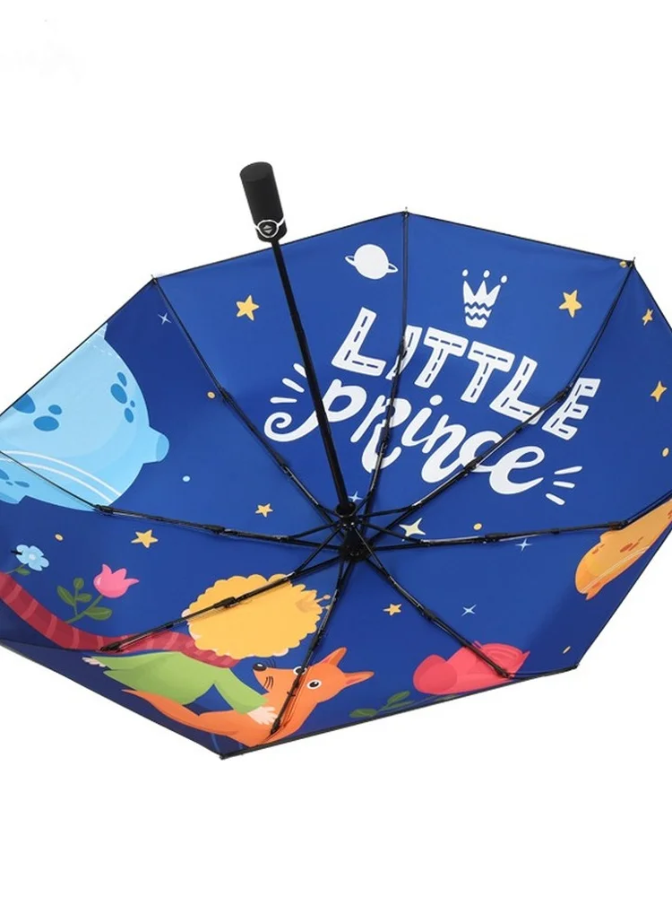 

Little Prince Umbrella Rain Women Men Automatic Folding Cartoon Cute Gifts Girls Sun Rain Umbrellas For Bangtan Boys
