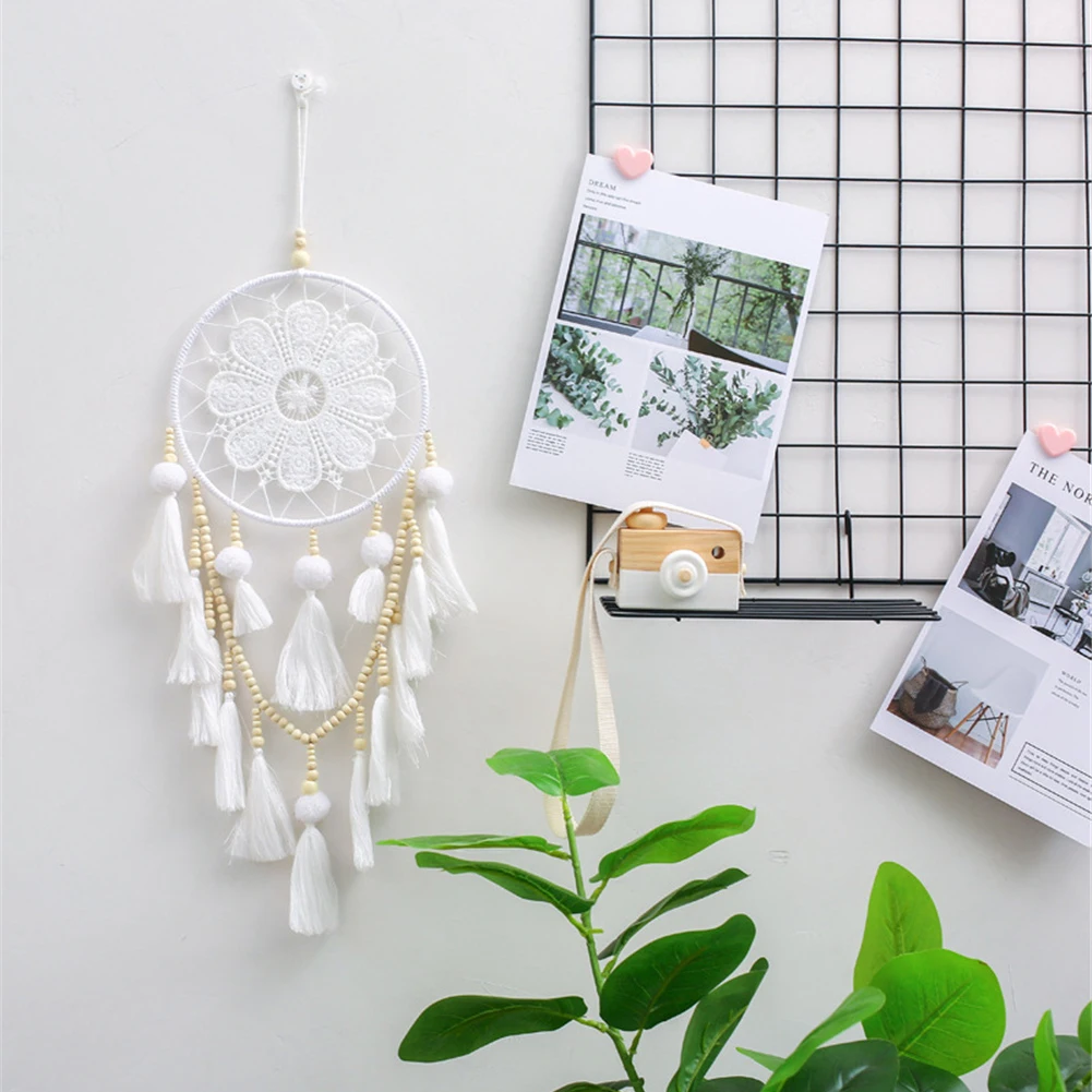 

Handmade Dream Catcher Wind Chimes Home Hanging Craft Gift Dreamcatcher Ornament Car Hanging Bedroom Decoration Dreamcatcher