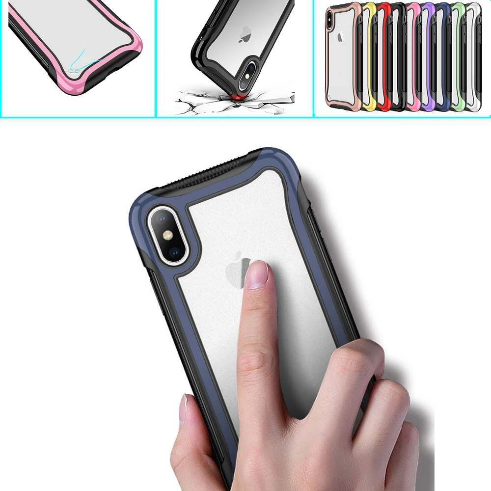 Роскошный прозрачный чехол для телефона iPhone 11 11Pro 7 plus 8 6 6s X XS Max XR матовый цветной