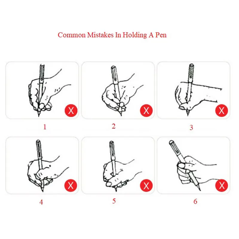 

Chic Silicone Finger Ergonomic Posture Correction Pen Grip Holder Children Kids