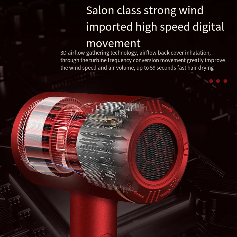 Профессиональный фен для волос при сильном ветре устойчиво волосы сушилка