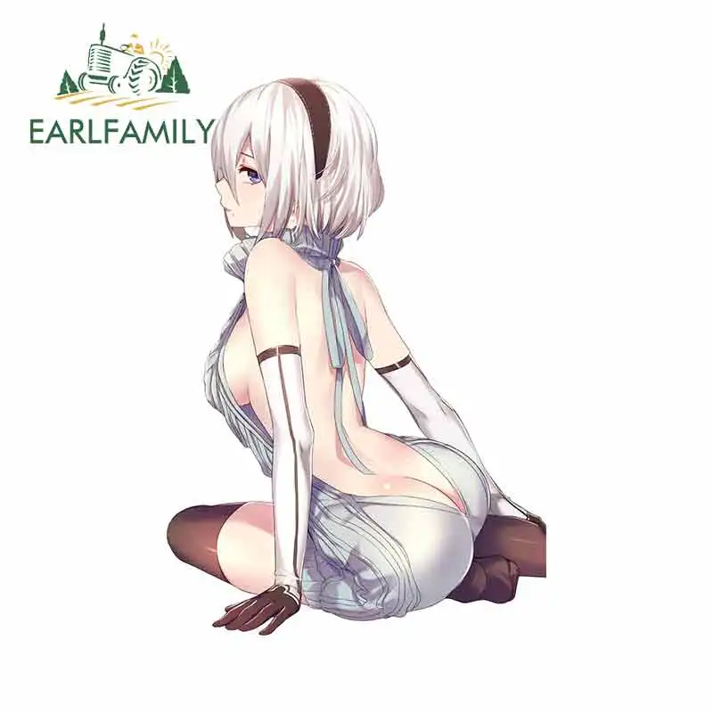 Автомобильные наклейки EARLFAMILY 13 см x 8 аниме сексуальный женский мультфильм винил