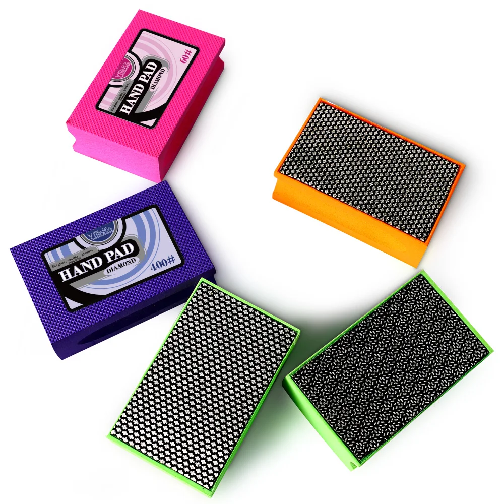 4 шт./лот гальванизированные шлифовальные колодки алмазные сухие или влажные для