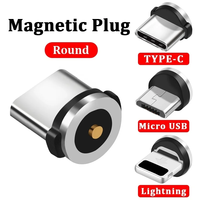 Круглый Магнитный кабель Summerfish штекер Micro USB Type C 8 контактный быстрая зарядка