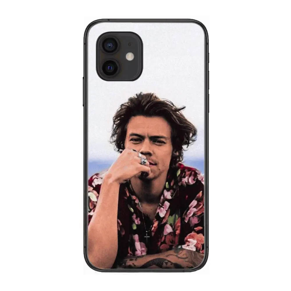 

Aesthetic Harry Styles Style Phone Case cover For iphone 12 pro max 11 8 7 6 s XR PLUS X XS SE 2020 mini black cell shell
