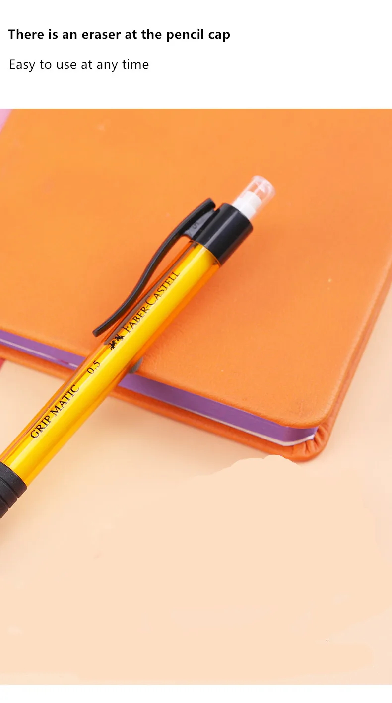 Faber-Castell 1338 полностью автоматические карандаши 0,5 мм пишущий карандаш набор 4 цвета на выбор канцелярские принадлежности для начальной школы с заправкой