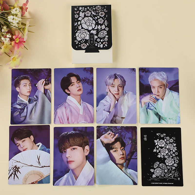 

KPOP Bangtan Boys DALMJUNG Mid-Autumn Festival SmallCard LOMOCard RandomCard Postcard K-POP JK New Korea Group Thank You Card