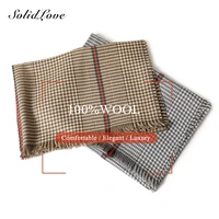 winter scarf houndstooth design thick warm print women cashmere pashmina shawl lady wrap scarves knitted female foulard blanket