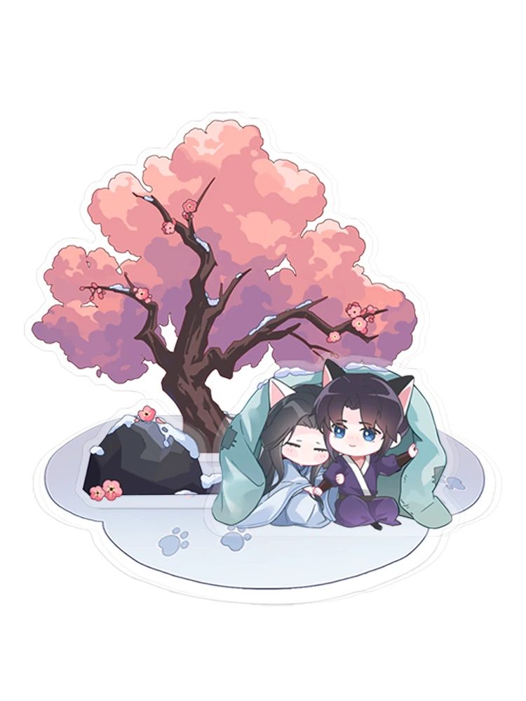 

Husky and His White Cat Shizun Chu Wanning Mo Ran BL Anime 2Ha Q Version акриловая подставка для сцены