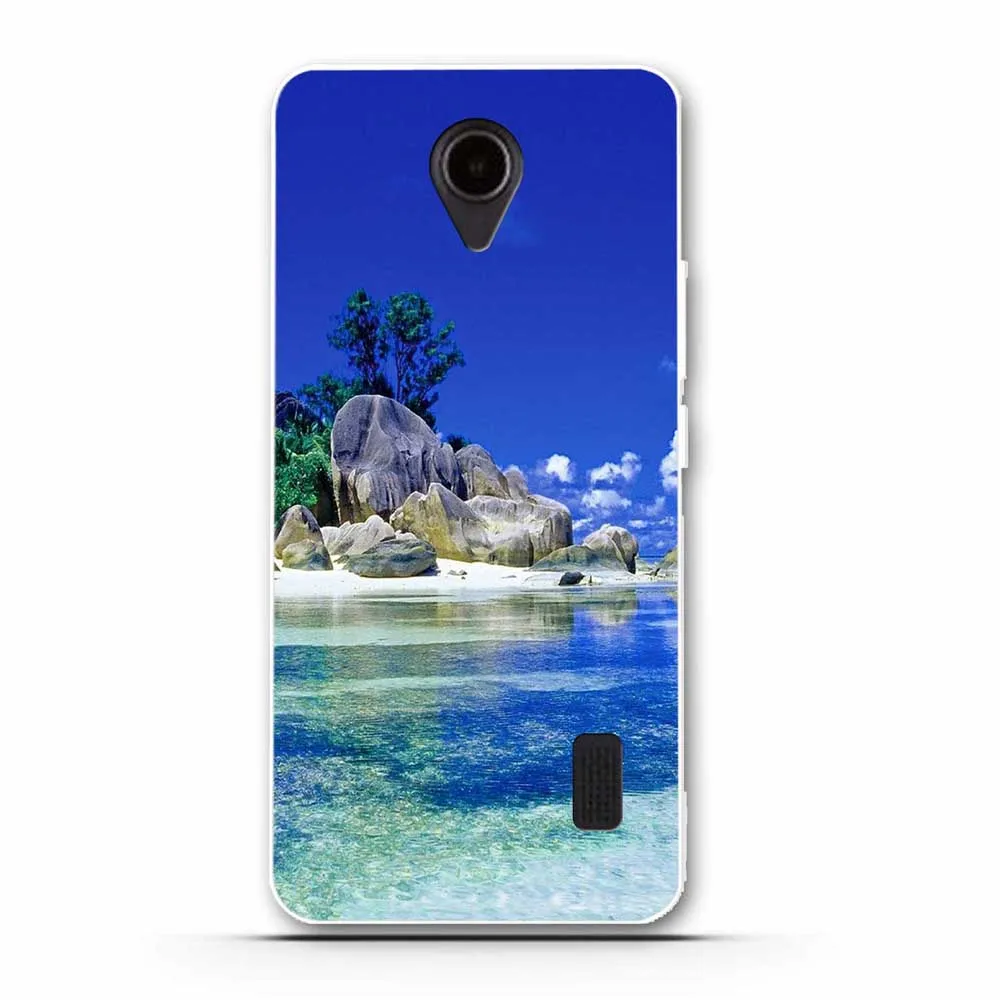 Чехол для Huawei Y635 тонкий мягкий силиконовый чехол из ТПУ CL00 TL00 пляжный с узором