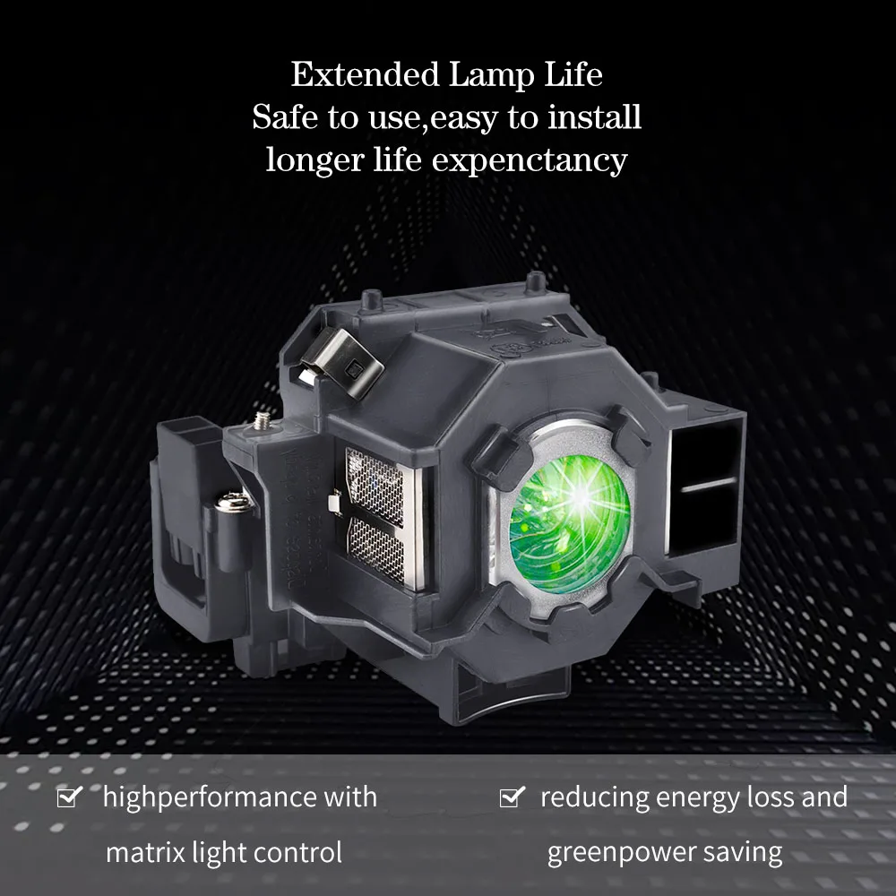 V13H010L41 Projector Lamp with Housing For Epson PowerLite S5 / S6 / 77C / 78, EMP-S5, EMP-X5, H283A, HC700