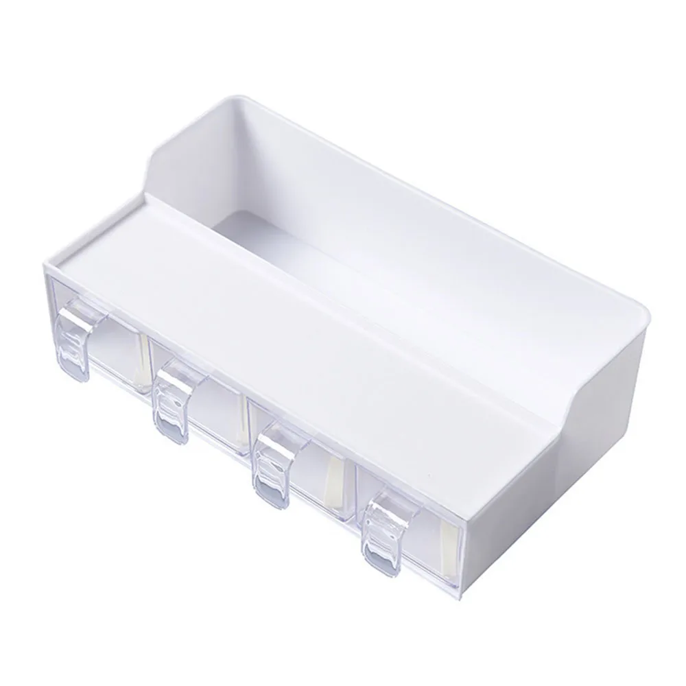 Multi-Function Spice Jar Seasoning Box Kitchen Rack Storage Utensils Supplies Salt Pepper Cumin Powder Seasoning Flavor Tools - Цвет: Nordic whit