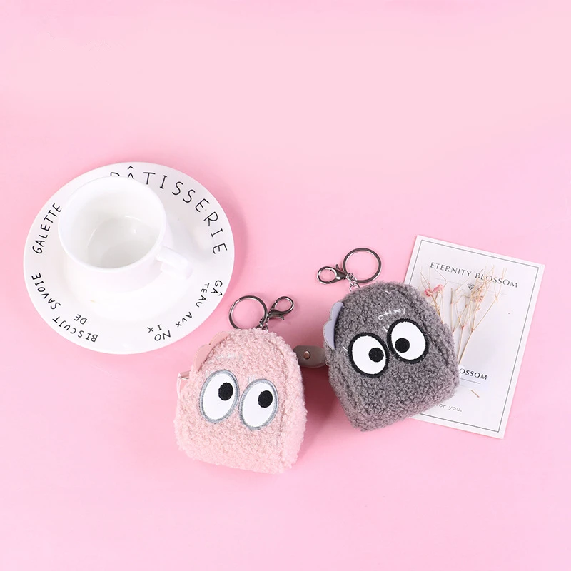 Креативный мультяшный плюшевый Кошелек для монет маленькой девочки милый