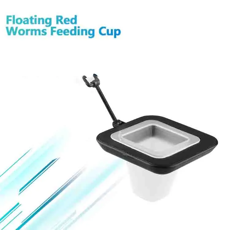 

Aquarium fish tank Buoyancy feeding ring Feed feeder Hurl food circle floating red worms feeding cup