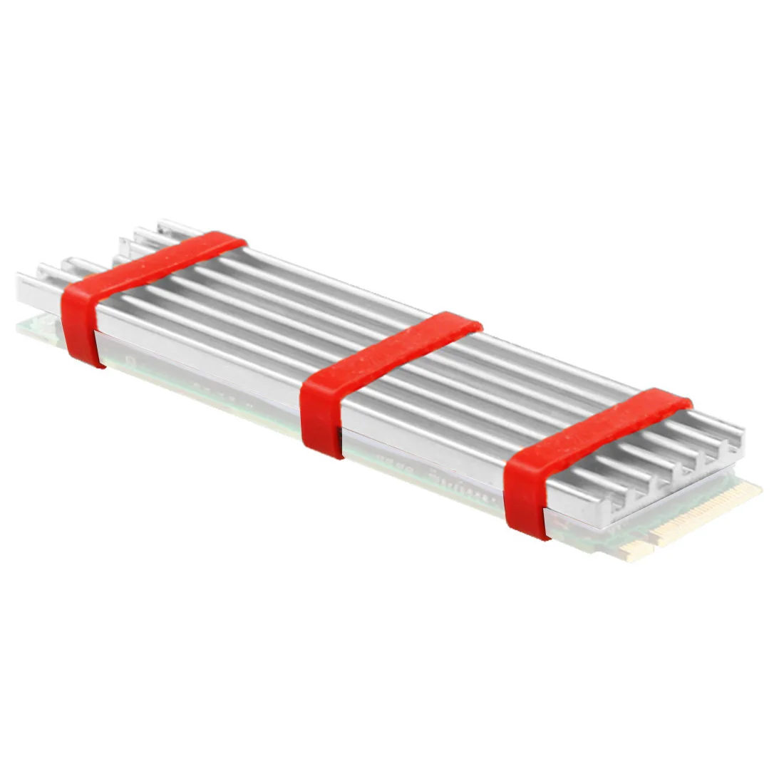 JEYI N80 N82 теплоотвод Золотой бар для NVME NGFF M.2 2280 алюминиевый лист силиконовый