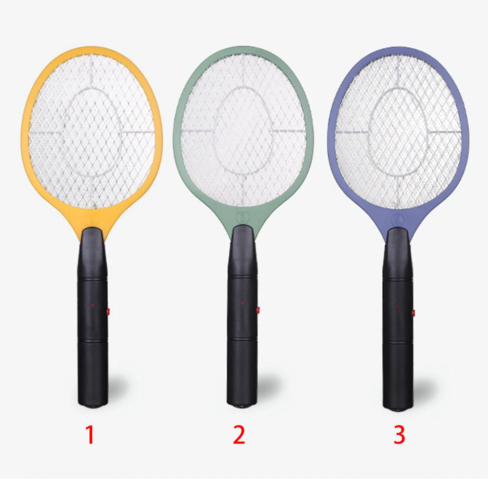 

Home Electric Night Summer Easy Use Hand Battery Powered Convenient Camping Bedroom Pest Swatter