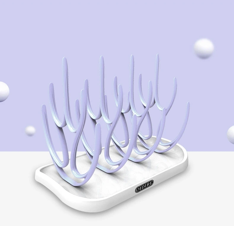 Детские бутылочки для кормления Полка сушки дерева полка сосок съемный