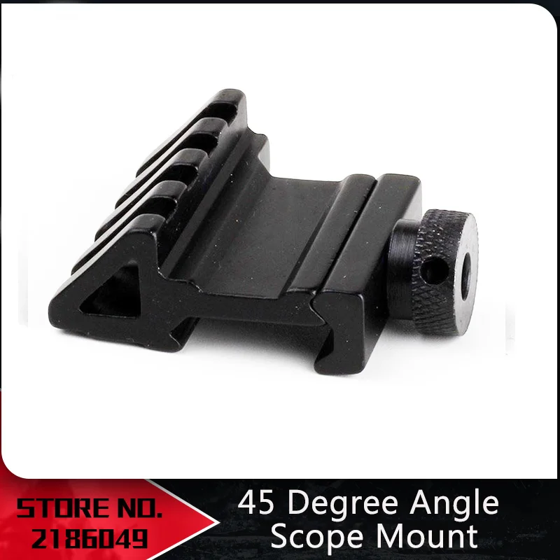 Элемент под углом 45 градусов Тактический прицел крепление Алюминий офсетная