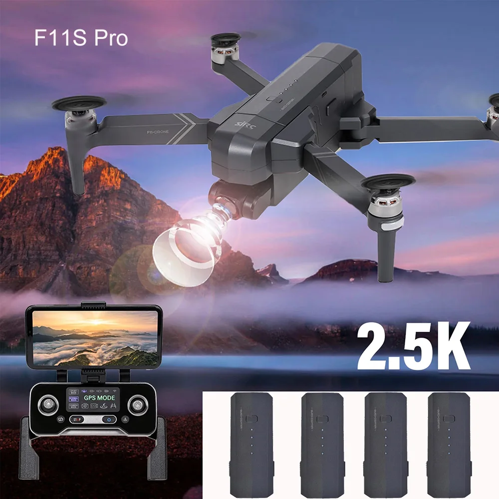 

Квадрокоптер SJRC F11s 4K Pro с камерой и GPS