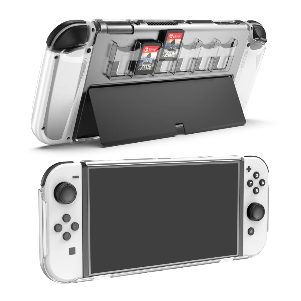 

Gaming Accessories For NS Nintendo Switch OLED Nintedo Swich Cover Shell Game Card Case Joy Con Joycon Control Housing Gamepad