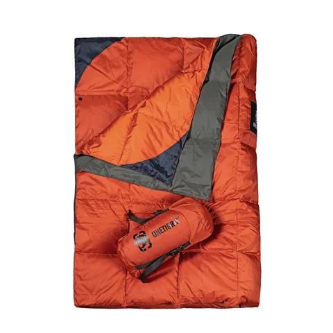 Складное одеяло OneTigris для кемпинга, для путешествий, для кемпинга, походов, на 3 сезона, на 1 человека, подходит для 41 ° F-77 ° f (5 ° C-25 ° C)