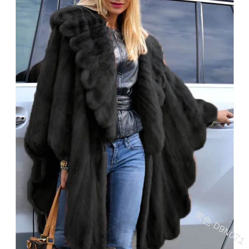 Winter Wear Women's Rabbit Fur Coat In The Long Sweater of Women's Fur One Imitation Fur Women's Coat Coat Women's Coat