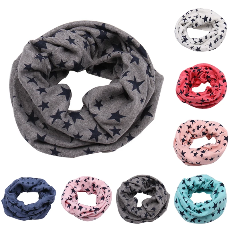 Шарф Весна Осень Детский Теплый хлопковый шарф для девочек и мальчиков шаль О