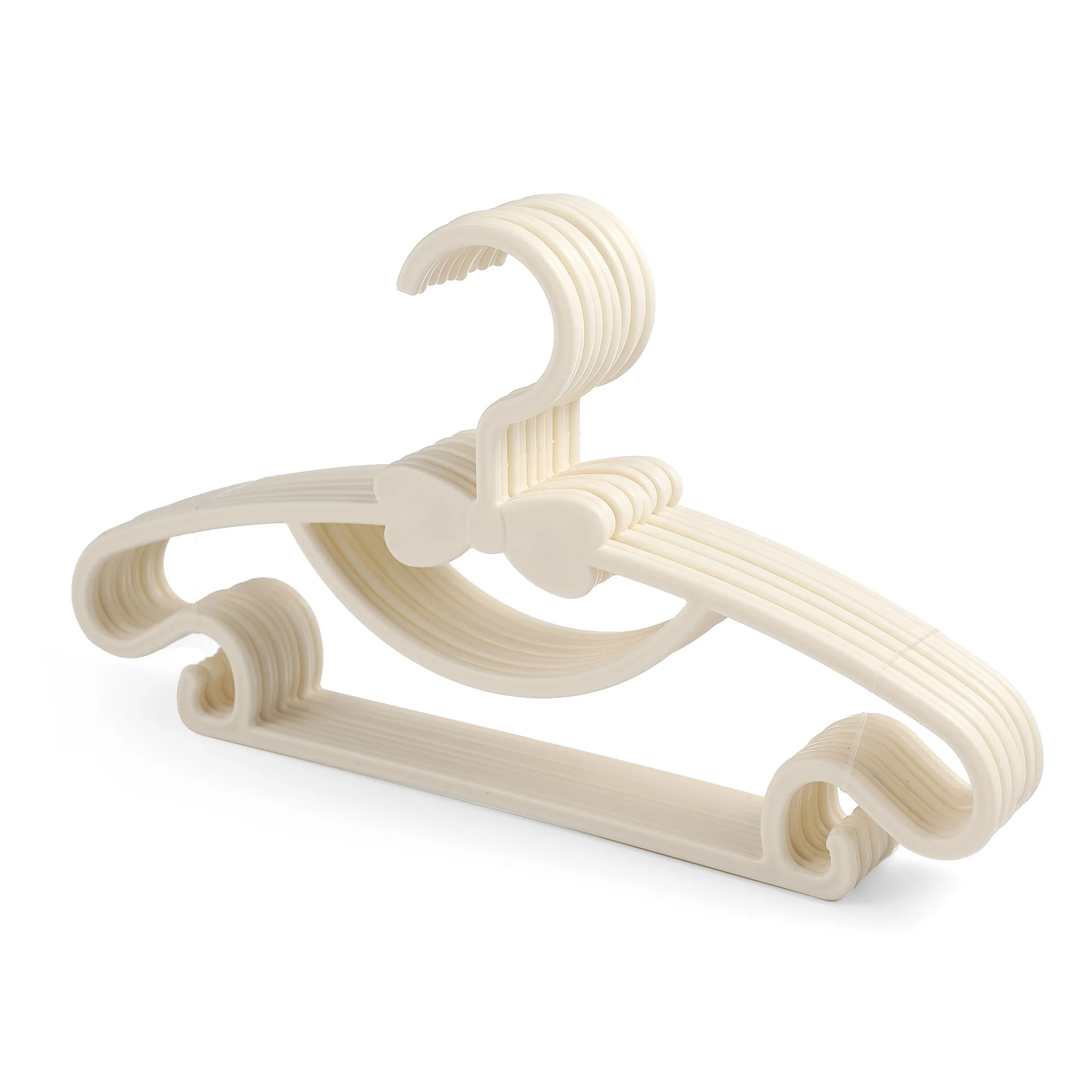 

lovely Bow-knot Children's Hangers No Trace Anti-slip Hangers Baby Cartoon Clothes Household Space Saver Baby Clothes Hangers