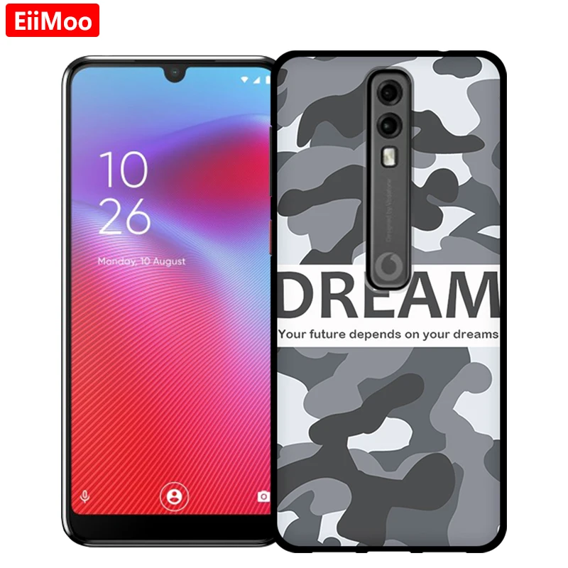Чехол EiiMoo для телефона Vodafone Smart V10 силиконовый чехол с милым мультяшным принтом