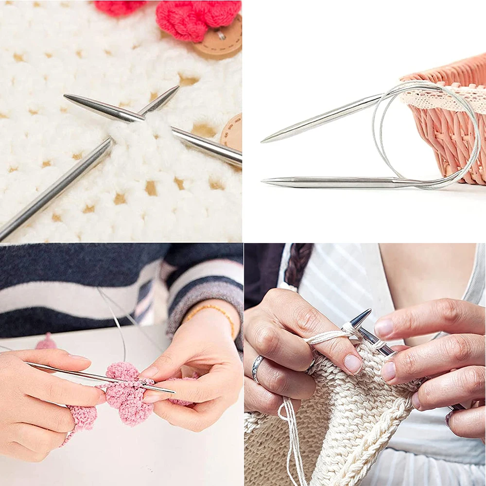 11 шт. круговые спицы для вязания 80 см | Дом и сад