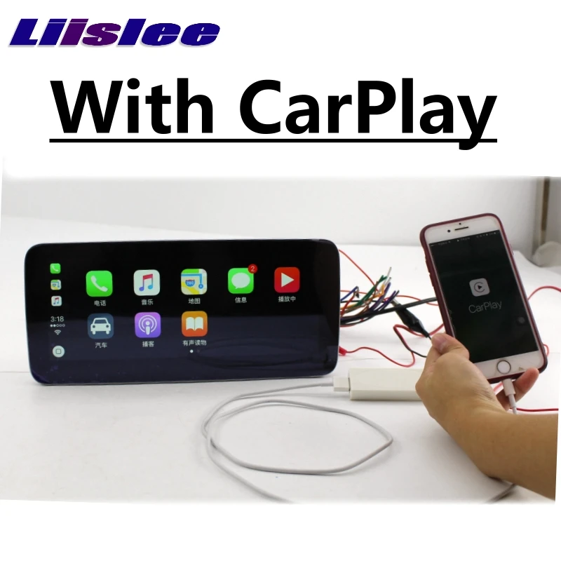 Liislee автомобильный мультимедийный плеер NAVI для Mercedes Benz MB GLA CLA GLK CLK CLS Class с CarPlay