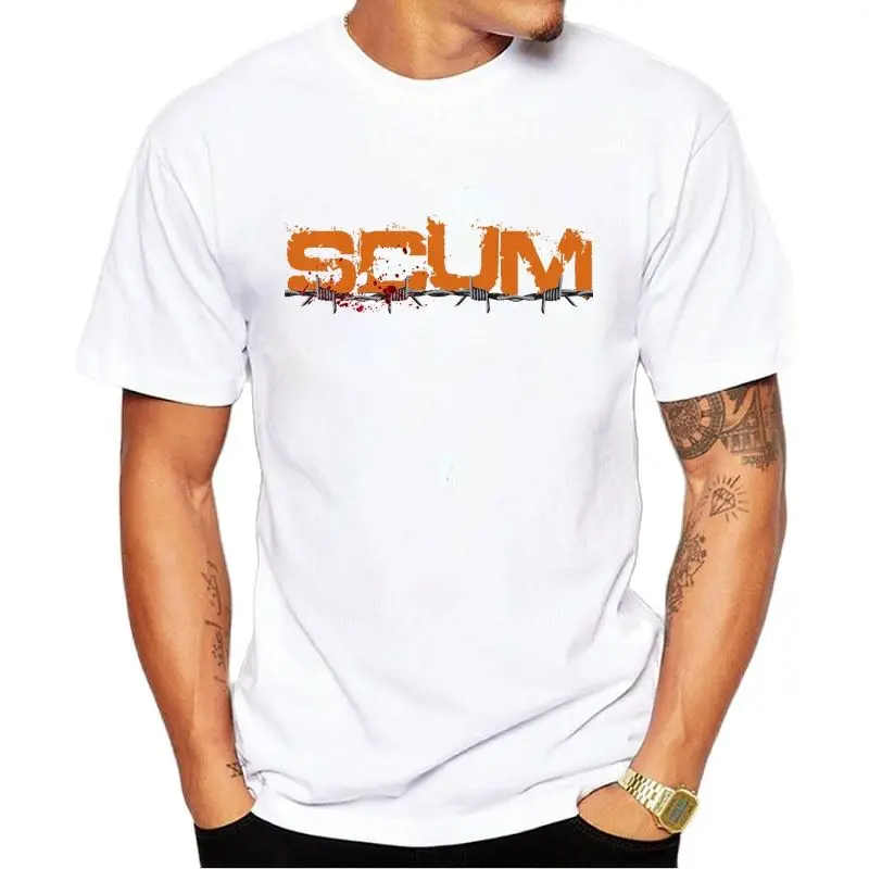 

Scum Men's T Shirt Novelty Tee Shirt Short Sleeve O Neck T-Shirts Gift t shirts men clothing