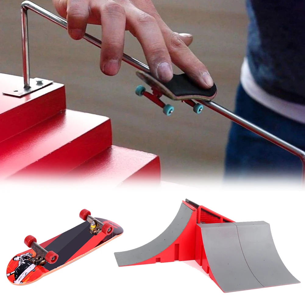 Игра DIY в подарок обучающая игра помещении мини пандус пальцевый скейтборд парк