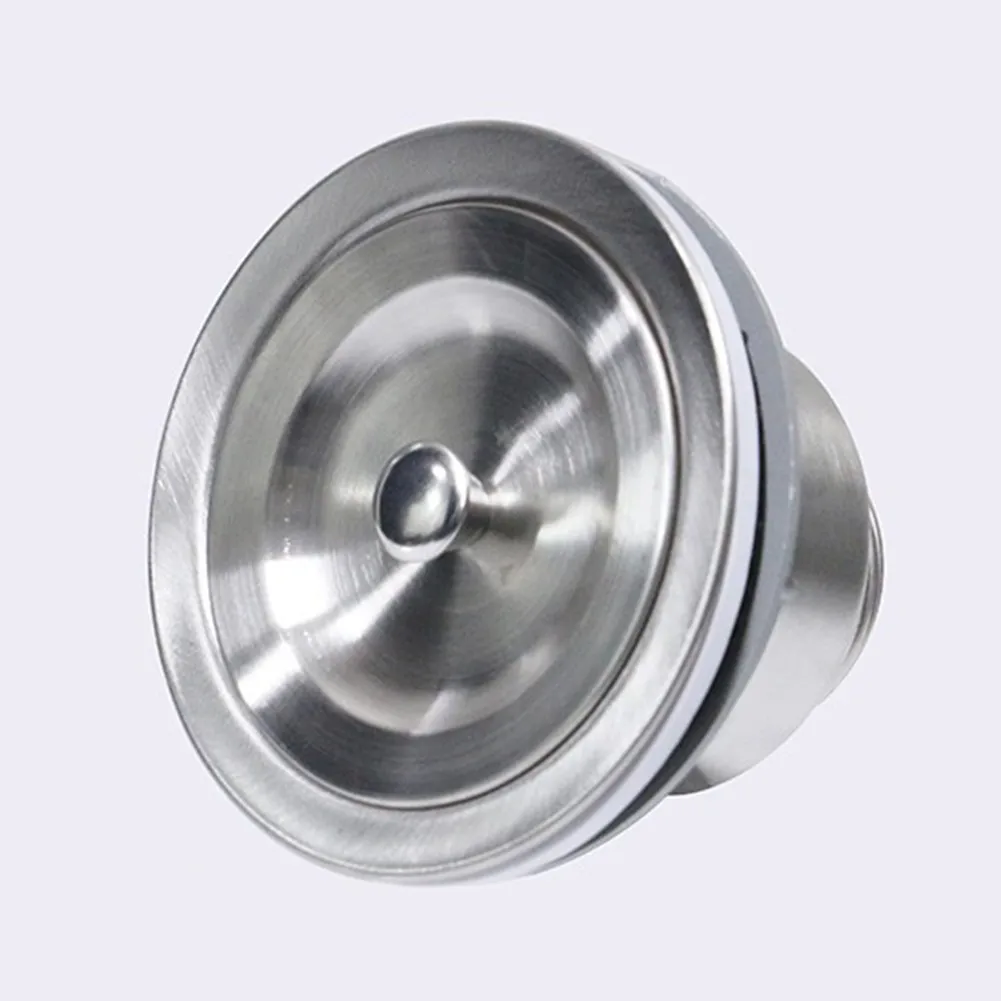 

1PCS Kitchen Sink Waste Stainless Steel Strainer Bathroom Hair Catcher Kitchen Supplies 35mm Drain Hole