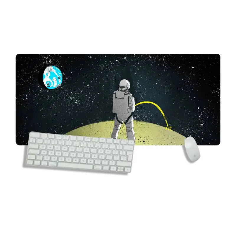 

Astronaut Space Customized MousePad Computer Mouse Mat Desk Table Gamer Office Work Large Mouse pad mats Non-slip Laptop Cushion