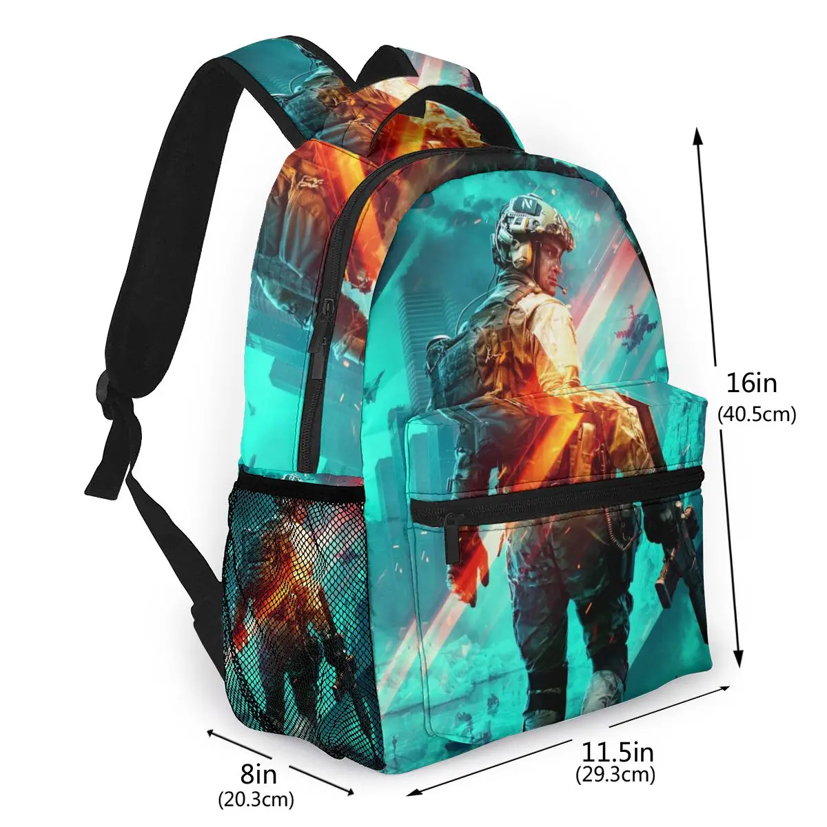 Защитный рюкзак для девочек и мальчиков с защитой от боя 2042