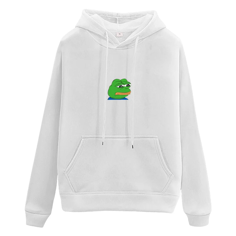 Толстовки с принтом Sad Tearing Frog для мужчин/женщин толстовки капюшоном в стиле