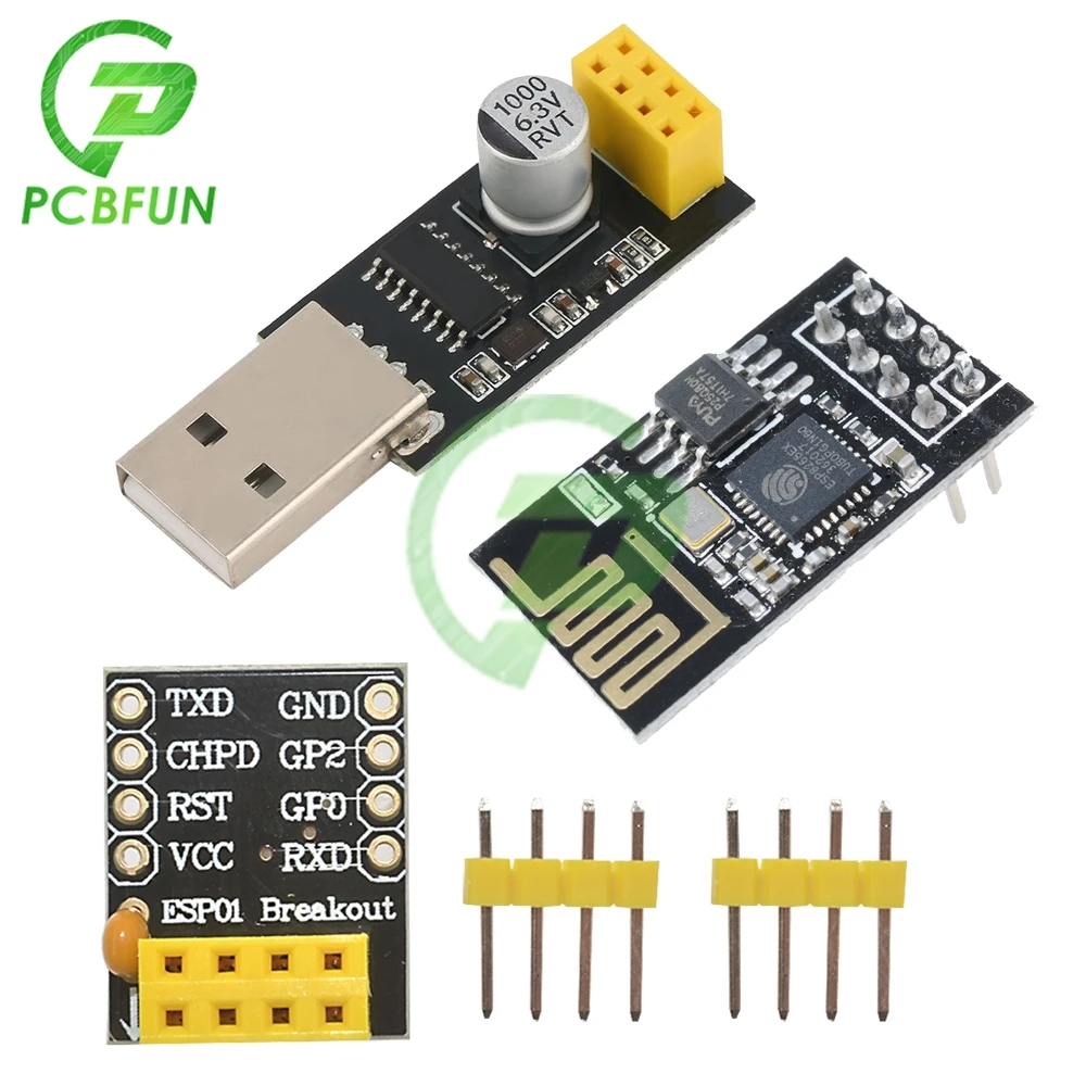 Программатор UART GPIO0 ESP-01 ESP8266 CH340G адаптер с USB на последовательный беспроводной